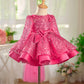 Girl's Dress Rose Sequined Tulle Tutu