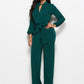 Women's Fashionable Solid Color Wide Leg Jumpsuit