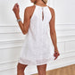 Pure Color Tied Sleeveless Casual Dress Women