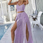 Summer Casual Floral Short Sleeve Holiday Suit