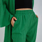 Costume décontracté camel pour femmes européennes et américaines, début d'automne, haut cardigan à manches longues, pantalon droit, tenue de maison, costume deux pièces