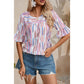 Women's Round Neck Short-sleeved Pullover