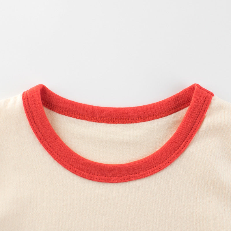 Girls' Korean-style Short-sleeved T-shirt Baby Clothes