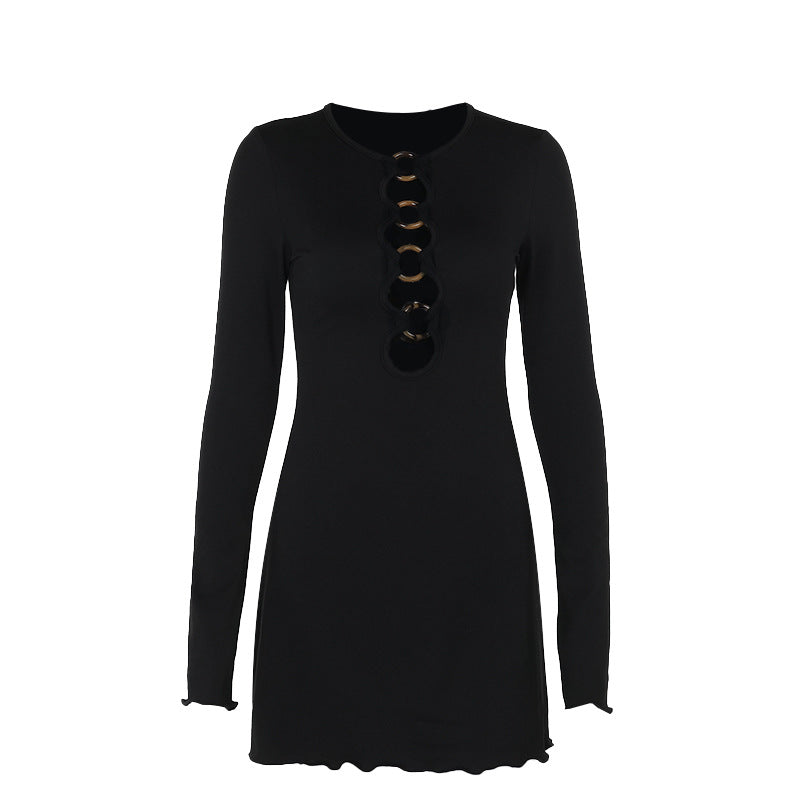 Fashion Slim Fit Hollow Dress Women