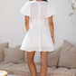 Polyester Kite Flying Dress White Female