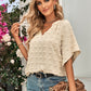 Women's Casual Solid Color Fur Ball Top