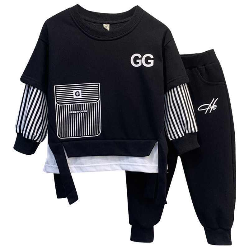 Children's Fashion Sweater Pants Suit