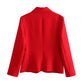 Spring New European And American Style Slim Suit Jacket Skirt Pleated Skirt Outfit