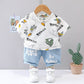 Boys Shirt Fashion Summer Short Sleeve Blouse And Pants