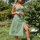 Robe élégante à fleurs pour femmes européennes et américaines, nouvelle collection d'été
