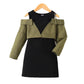 Children's Off-shoulder Long Sleeve Dress