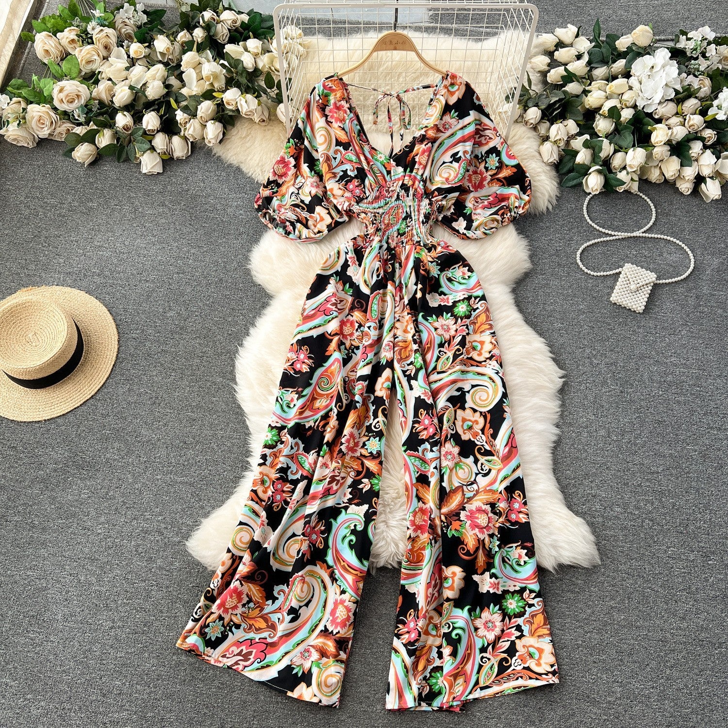Lady Temperament Casual Wide Leg Jumpsuit