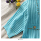 Hong Kong Style Polo Collar Single-breasted Golden Dot Slim Top Women