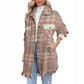 Single-breasted Long Sleeve Coat Women's Clothing