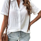 Women's Fashion Casual Button Front Corner Collar Shirt