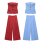 Tube Top Wide-leg Pants Show Temperament Wild Design Sense