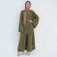 Women's Turkish Solid Color Three-piece Set Suit