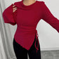 Design Sense Rope Slim Pullover Women