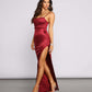 New Pleated Slit Slim-fit Bodycon Dress