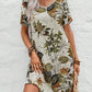 Printed Elegant Style Slimming Temperament Commute Women