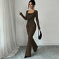Women's Fashion Long-Sleeve Casual Pants Suit