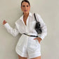 Loose Solid Color Casual Fashion Set Women