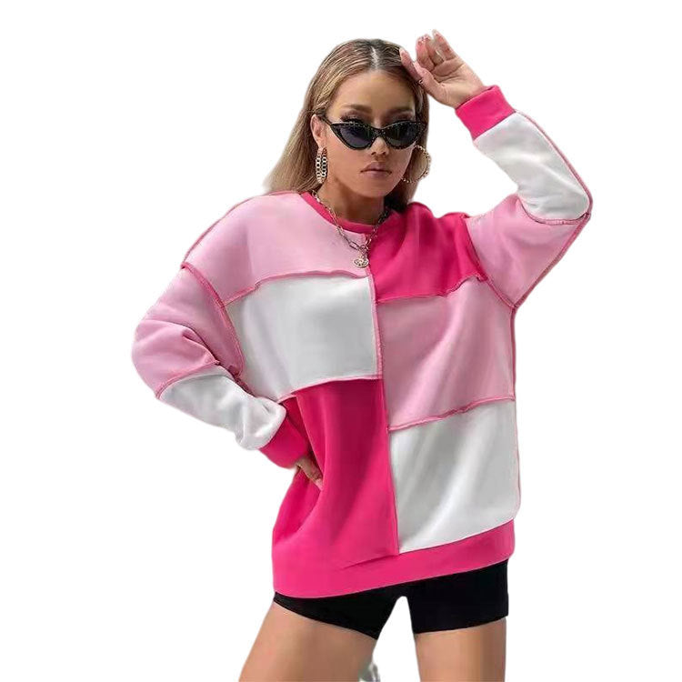 Pull ample de sport assorti pour femme