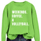 Women's Simple Round Neck Long Sleeve Loose Sweatshirt