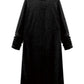 Women's Long Sleeve Cardigan Knit Trench Coat