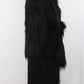 Long Tie Suit Collar Leisure Warm Environmental Protection Leather Fur Coat