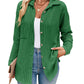 Striped Contrast Color Pocket Long Sleeve Shirt