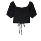Women's Cross-Tie Top Design Shirt