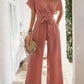 Solid Color Women's Jumpsuit Series Belt