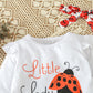 Infant Toddler Long Sleeve Bowknot Two-piece Set
