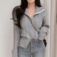 Personalized Trend Solid Color Basic Double Head Top