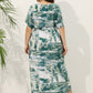 Women's Bohemian New Print Shirt Skirt Chubby Girl's Dress