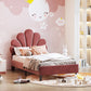 Linen Material With Metal Frame Bed Frame