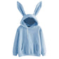 Sweat à capuche lapin gardien Harajuku