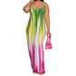 Women's Printed Milk Silk Sling Long Women's Long
