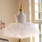 Flower Girl Wedding Girl Puffy Wedding Dress High Sense