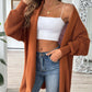 European And American Women's Clothing Simple Loose Sweater Cardigan Multicolor