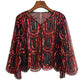 Women's Fashionable All-matching Party Banquet Sequined Coat