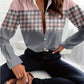 Printed Loose Casual Women's Shirt Long Sleeve Top