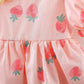 Girls' Fashion Casual Short-sleeved Printed Dress