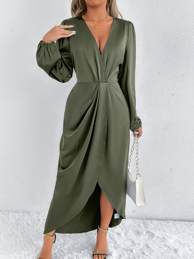 Satin Style Dress High-grade