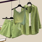 Summer Mint Man Style Dopamine Wear Match Suit Women