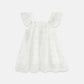 Flounced Sleeve Mesh Children Sling Dress