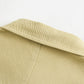 Short Casual Jacket With Lapel Flap And Large Pockets
