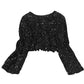 Women's Fashionable Sequins Top Sequin Short