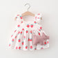 Children's Girls Summer Sleeveless Print Dress